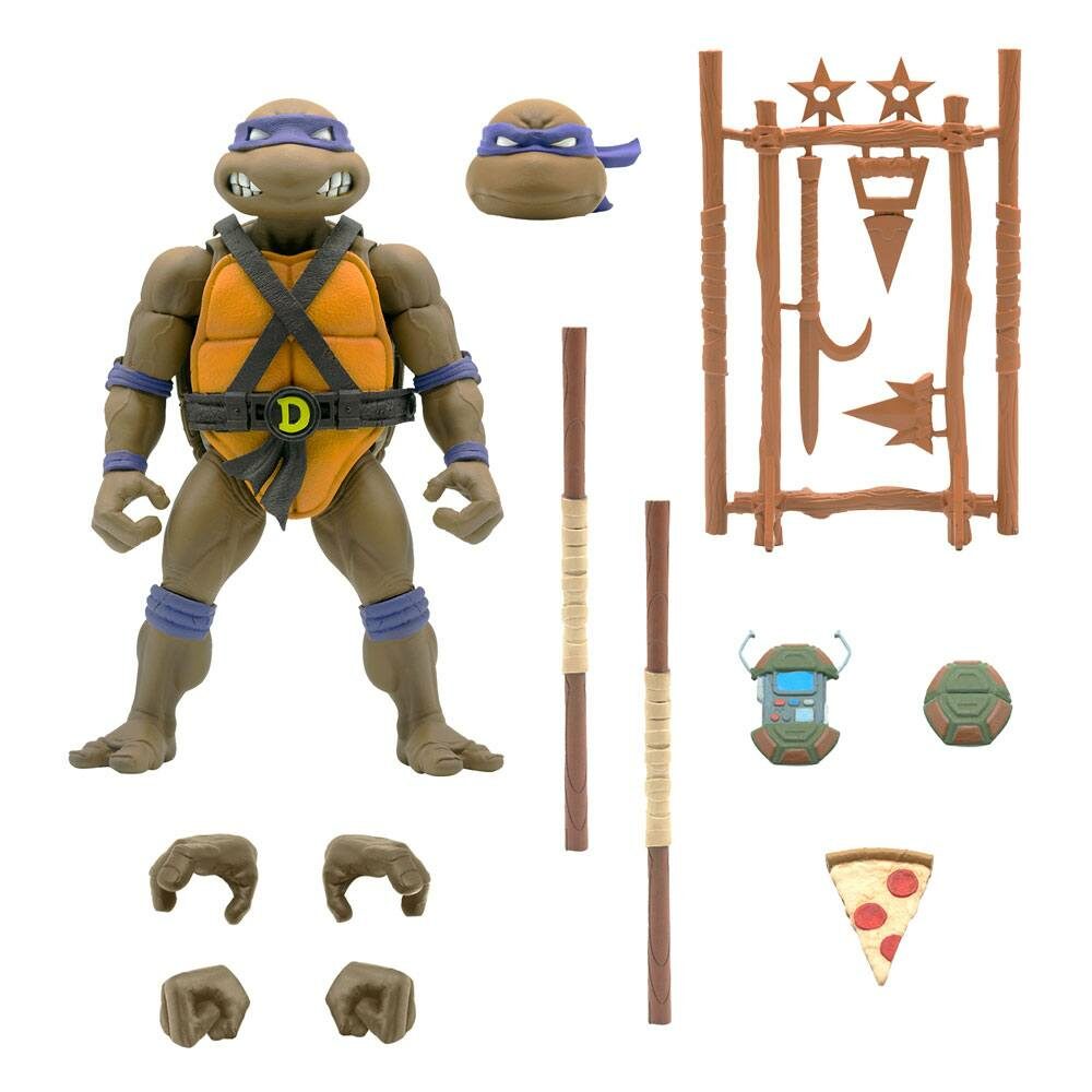 Figura Ultimates Donatello Tortugas Ninja 18 cm Super7