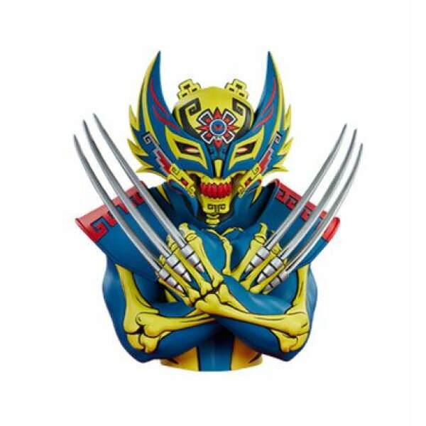 Busto Urban Aztec Wolverine Marvel PVC by Jesse Hernandez 20 cm - Collector4U.com