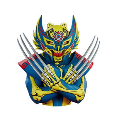 Busto Urban Aztec Wolverine Marvel PVC by Jesse Hernandez 20 cm