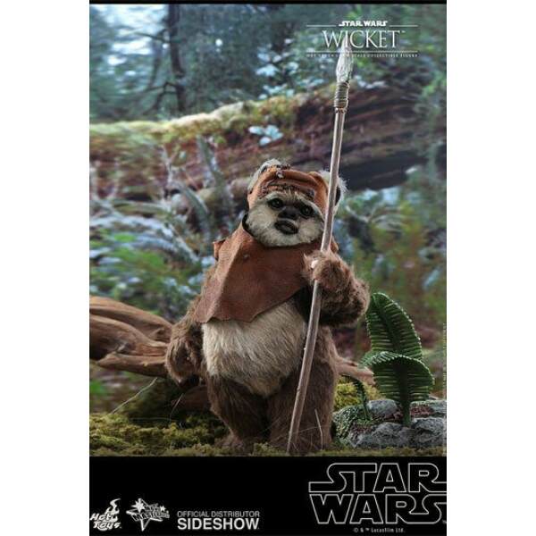 Figura Wicket Star Wars Episodio VI, Movie Masterpiece 1/6 15 cm Hot Toys - Collector4U.com