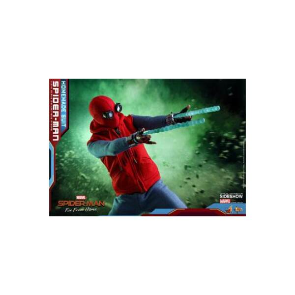 Figura Spiderman Lejos de casa, Movie Masterpiece Spider-Man (Homemade Suit) 29 cm, Hot Toys - Collector4U.com