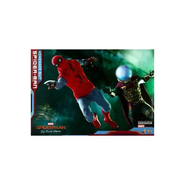 Figura Spiderman Lejos de casa, Movie Masterpiece Spider-Man (Homemade Suit) 29 cm, Hot Toys - Collector4U.com