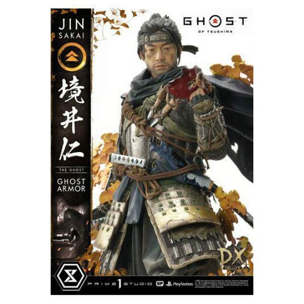 Estatua Jin Sakai Ghost of Tsushima 1/4 Deluxe Bonus Version 58 cm - Collector4U.com