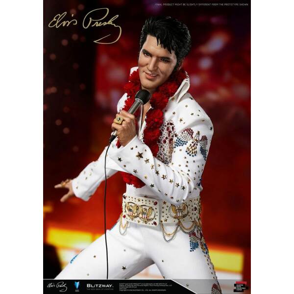Elvis Presley Estatua 1 4 Hybrid Superb Scale Elvis Aaron Presley 52 Cm 2