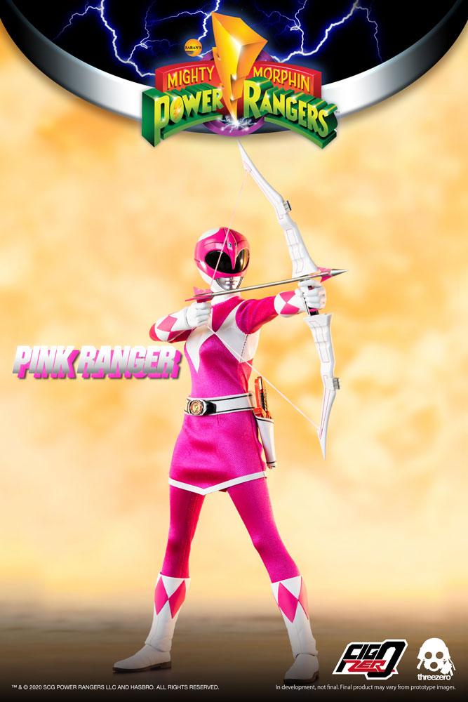 Figura Figzero Pink Ranger Mighty Morphin Power Rangers 1 6 30 Cm Threezero