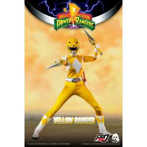 Figura Figzero Yellow Ranger Mighty Morphin Power Rangers 1 6 30 Cm Threezero