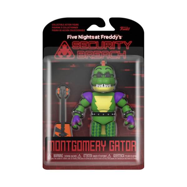 Figura Montgomery Gator Five Nights at Freddy’s Security Breach 13 cm - Collector4u.com