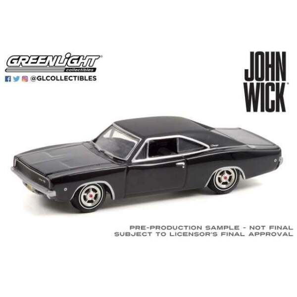 Vehiculo Dodge Charger 1968 R T John Wick 1 64