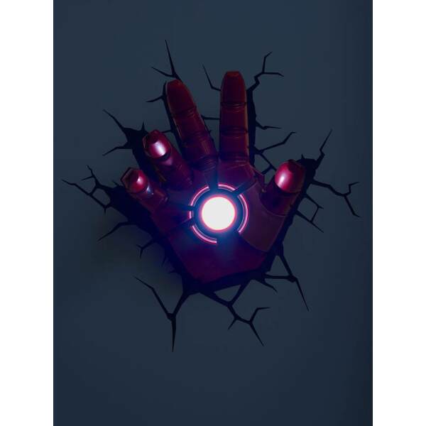 Lámpara 3D Iron Man mano LED, Los Vengadores 3DLight - Collector4U.com