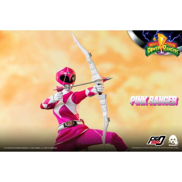 Figura FigZero Pink Ranger Mighty Morphin Power Rangers 1/6 30 cm ThreeZero - Collector4U.com