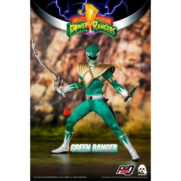 Figura FigZero Green Ranger Mighty Morphin Power Rangers 1/6 30 cm ThreeZero - Collector4U.com