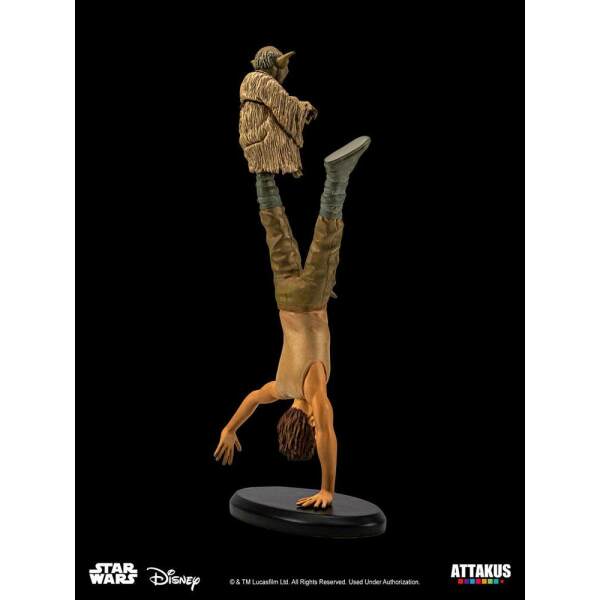 Estatua Yoda & Luke Skywalker Star Wars Elite Collection Dagobah Training 26 cm Attakus - Collector4u.com