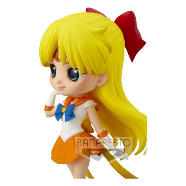 Minifigura Q Posket Super Sailor Venus Sailor Moon Eternal The Movie Ver. A 14 cm - Collector4u.com
