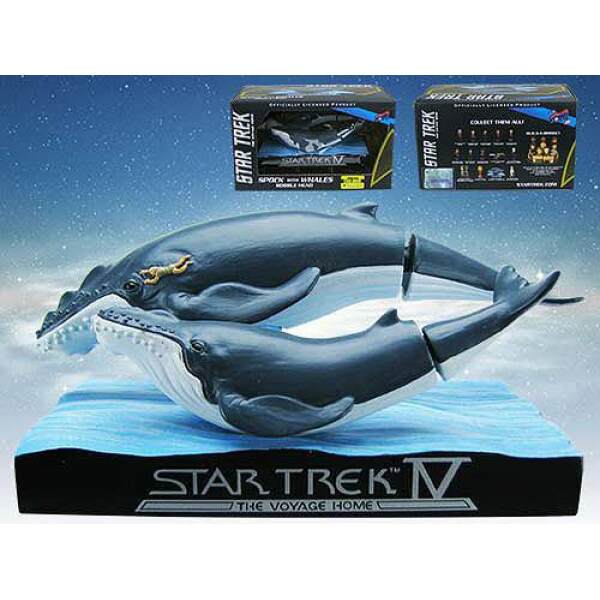 Star Trek IV Misión Salvar la Tierra Cabezón Whales & Spock Convention Exclusive 6 cm - Collector4U.com