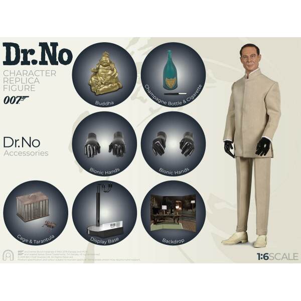 Figura Dr No Agente 007 contra el Dr. No Collector Figure Series 1/6 Limited Edition 30cm BIG Chief Studios - Collector4U.com