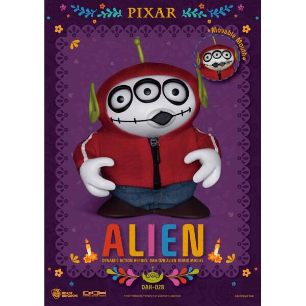 Figura Alien Remix Miguel (Coco) Toy Story Dynamic 8ction Heroes 16 cm Beast Kingdom Toys - Collector4u.com