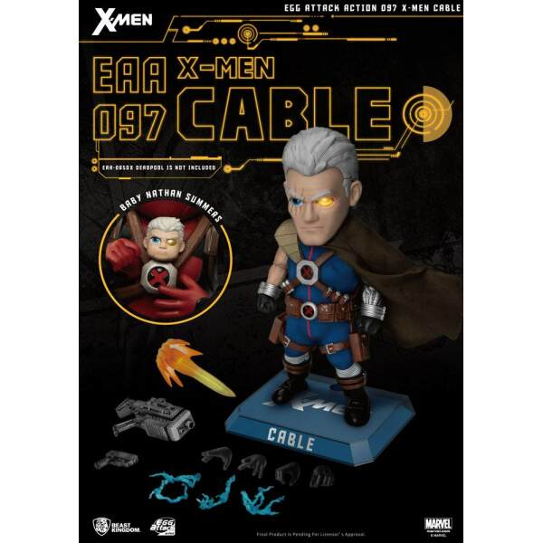 Figura Cable X-Men Egg Attack 17 cm Beast Kingdom Toys - Collector4u.com