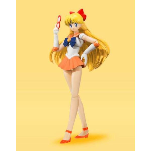 Figura S.H. Figuarts Sailor Venus Sailor Moon Animation Color Edition 14 cm Bandai - Collector4U.com