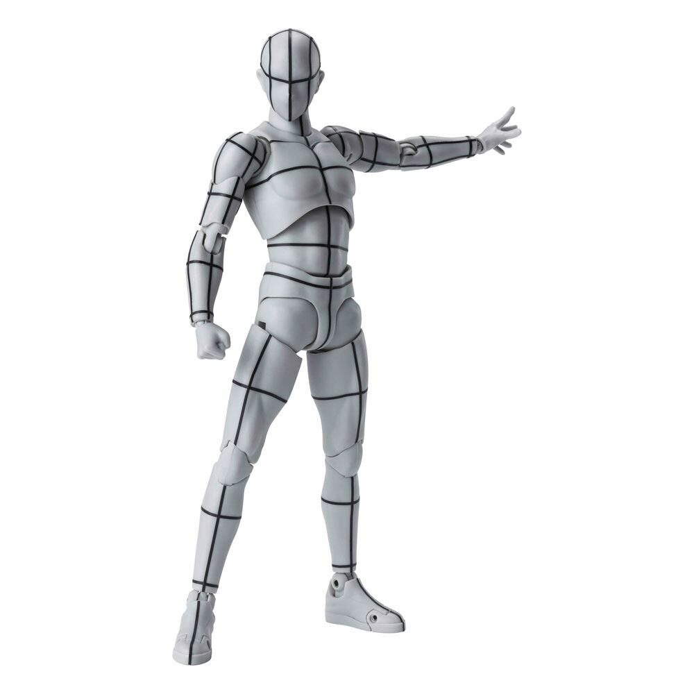 Figura Body Kun Wireframe S.H. Figuarts Gray Color Version 15 cm Bandai - Collector4u.com