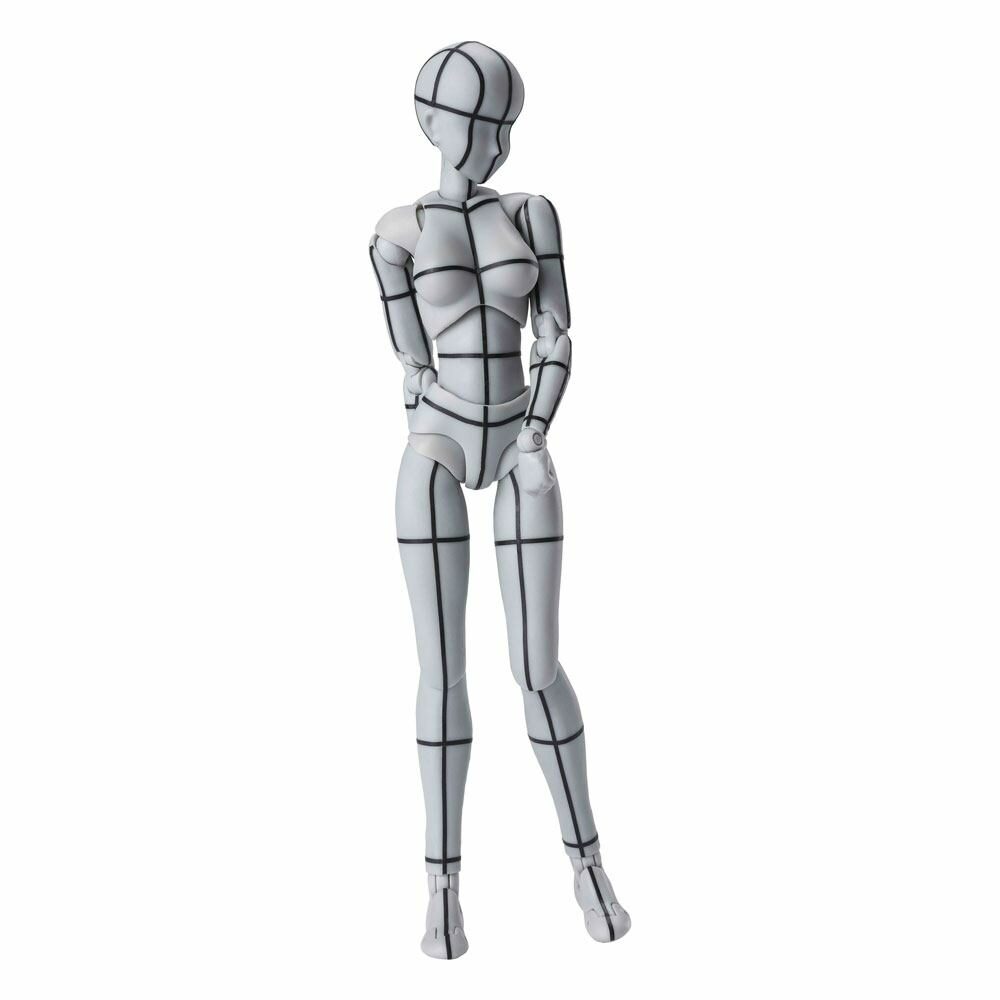 Figura Body Chan Wireframe S.H. Figuarts Gray Color Version 14 cm Bandai - Collector4u.com