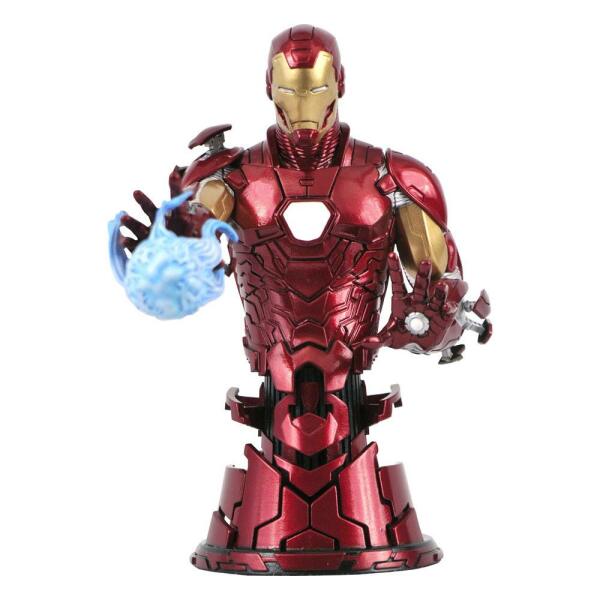 Busto Iron Man Marvel Comics 15 cm Diamond Select - Collector4u.com