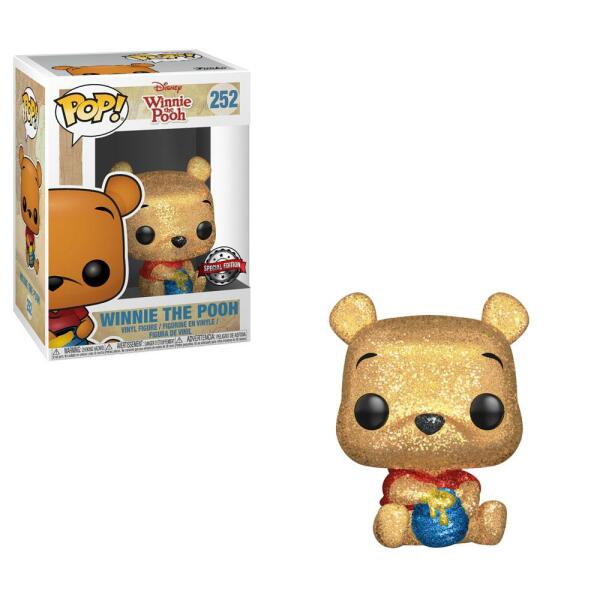Winnie Pooh Figura POP! Disney Vinyl Seated Pooh (Diamond Glitter) 9 cm - Collector4u.com