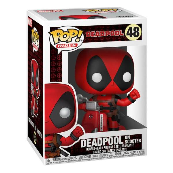 Funko Deadpool & Scooter Deadpool POP! Rides Vinyl Figura 9 cm - Collector4u.com