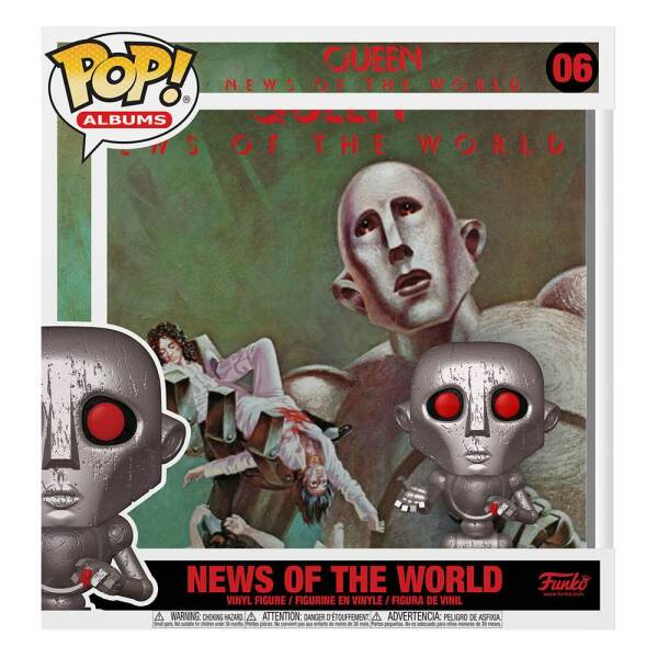 Funko News of the World Queen POP! Albums Vinyl Figura 9 cm - Collector4U.com
