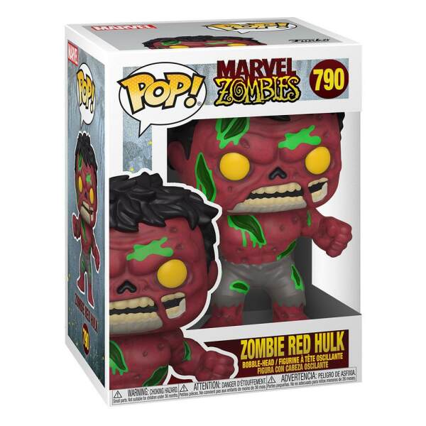 Funko Zombie Red Hulk Marvel Figura POP! Vinyl 9 cm - Collector4U.com