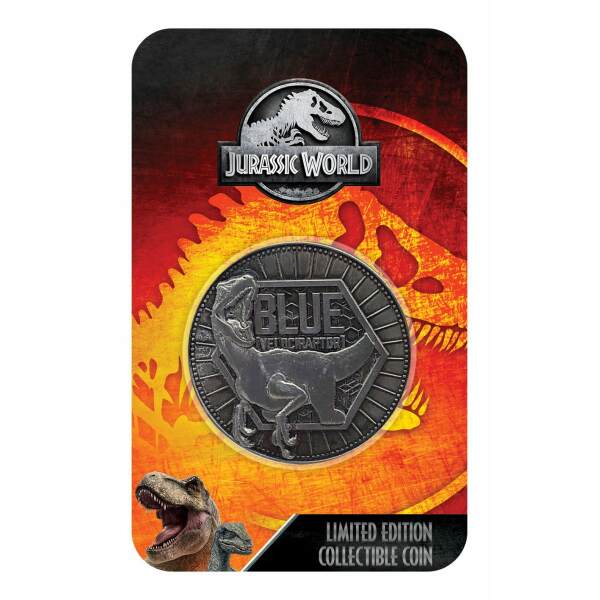 Moneda Blue Jurassic World Limited Edition - Collector4U.com