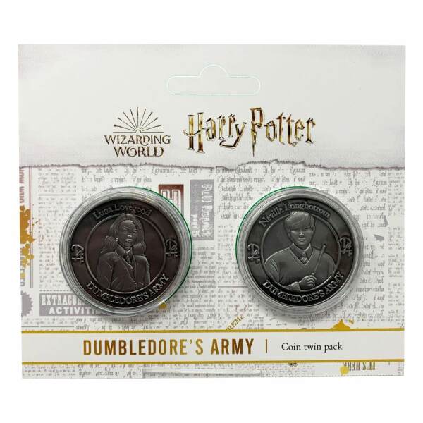 Pack 2 Monedas Dumbledore’s Army: Neville & Luna Harry Potter Limited Edition - Collector4u.com
