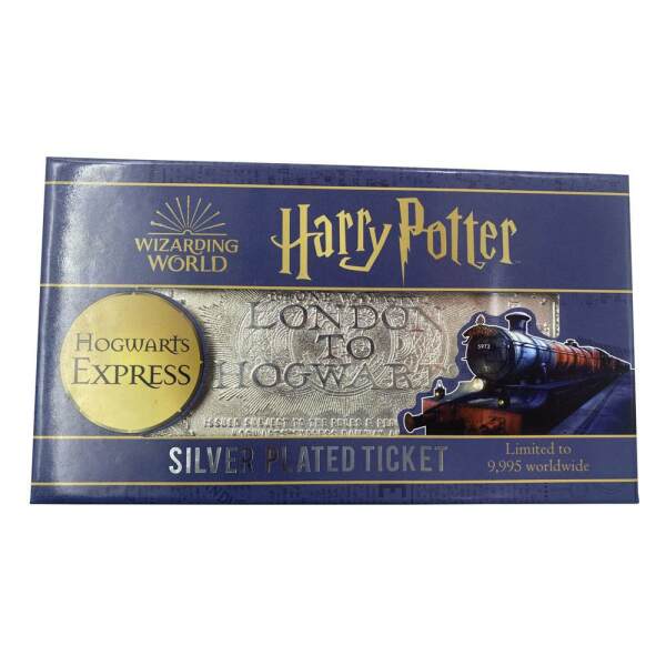 Réplica Hogwarts Train Ticket Limited Edition Harry Potter (plateado) - Collector4u.com