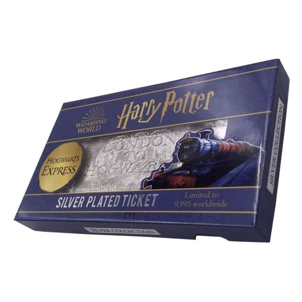 Réplica Hogwarts Train Ticket Limited Edition Harry Potter (plateado) - Collector4u.com