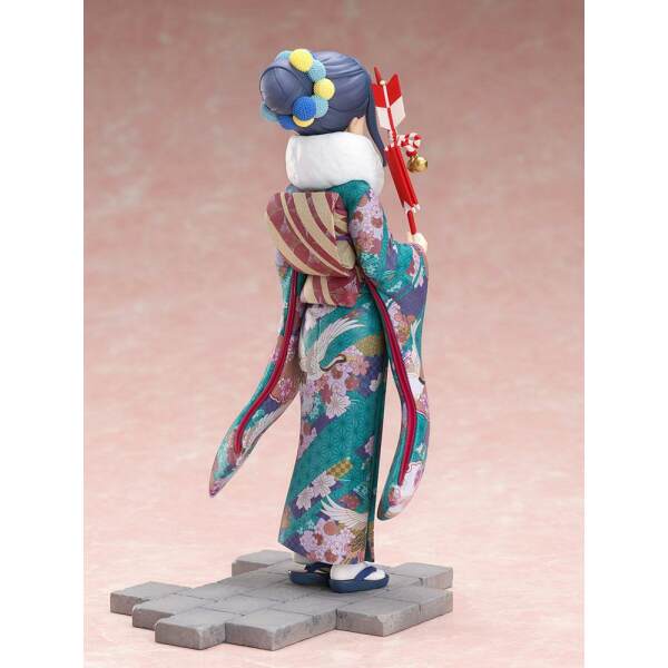 Estatua Rin Shima Laid-Back Camp PVC 1/7  Furisode Ver. 21 cm Furyu - Collector4U.com