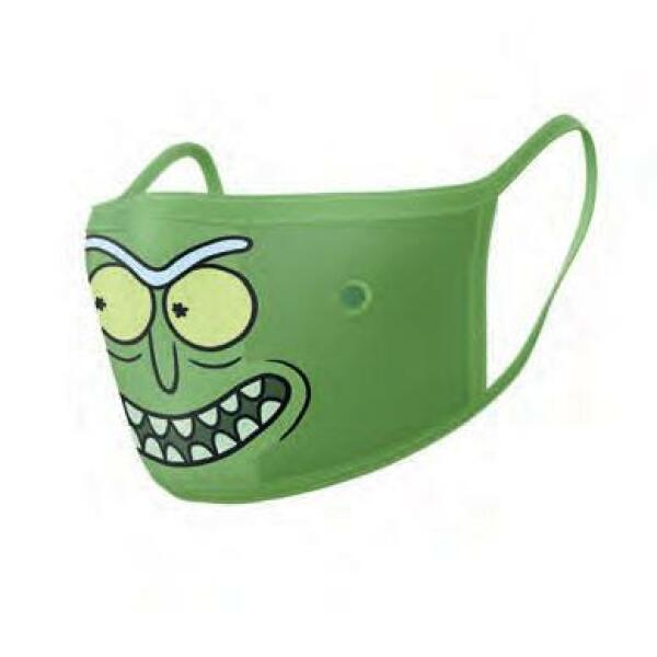 Rick y Morty Pack de 2 máscaras de tela Pickle Rick - Collector4U.com