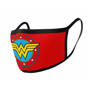 Máscaras de tela Logo Wonder Woman Pack de 2 Pyramid International - Collector4u.com
