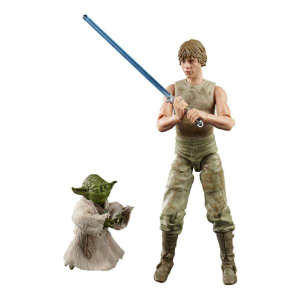 Figuras 2020 Luke Skywalker and Yoda Star Wars Episode V Black Series Pack de 2 (Jedi Training) - Collector4U.com