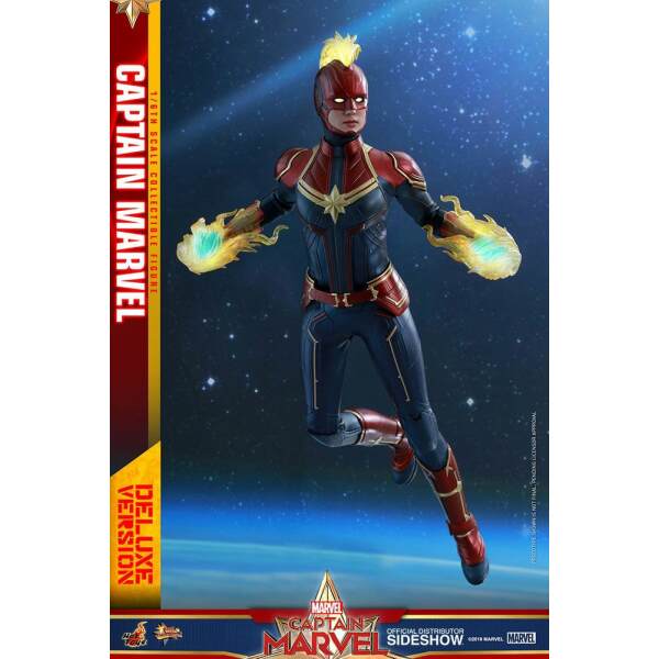 Figura Capitana Marvel Deluxe, Movie Masterpiece 29 cm, Hot Toys - Collector4U.com