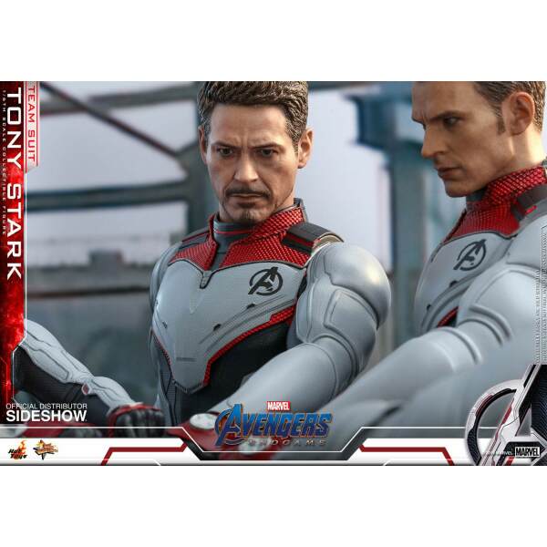 Figura Tony Stark (Team Suit) Vengadores: Endgame Movie Masterpiece 1/6 Hot Toys 30 cm - Collector4U.com