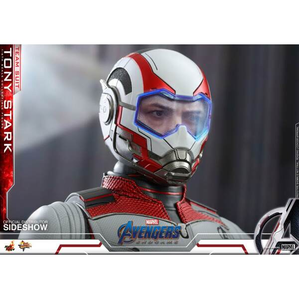 Figura Tony Stark (Team Suit) Vengadores: Endgame Movie Masterpiece 1/6 Hot Toys 30 cm - Collector4u.com