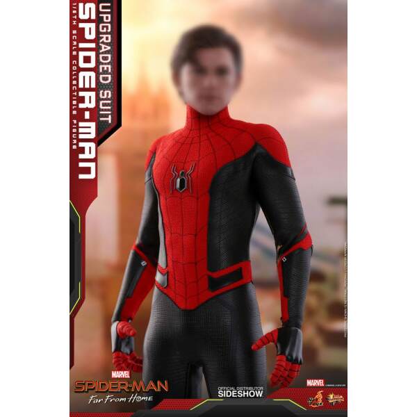 Figura SpiderMan Upgraded Suit, Spider-man: Lejos de casa, Movie Masterpiece 1/6 Hot Toys 29 cm - Collector4U.com