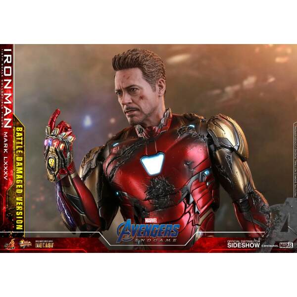 Figura Iron Man Mark LXXXV Battle Damaged Vengadores: Endgame MMS Diecast 1/6 Hot Toys 32 cm - Collector4u.com
