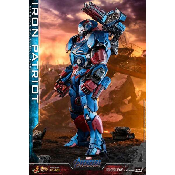 Figura Iron Patriot Vengadores: Endgame Movie Masterpiece Series Diecast 1/6 Hot Toys 32 cm - Collector4U.com