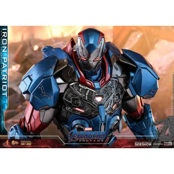 Figura Iron Patriot Vengadores: Endgame Movie Masterpiece Series Diecast 1/6 Hot Toys 32 cm - Collector4U.com