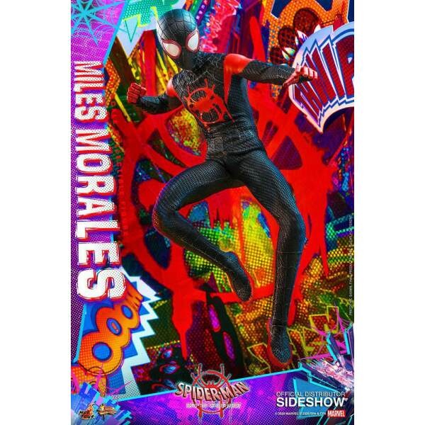 Figura Miles Morales Spider-Man: Un nuevo universo, Movie Masterpiece 1/6 Hot Toys 29 cm - Collector4U.com