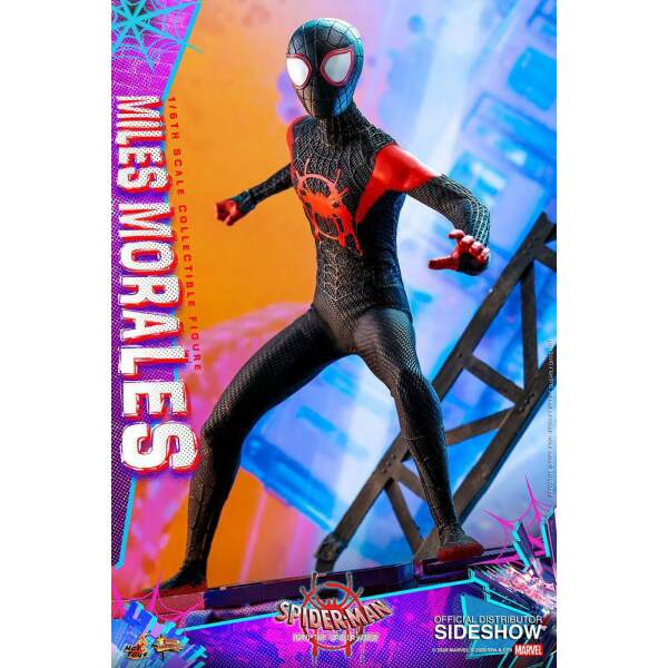Figura Miles Morales Spider-Man: Un nuevo universo, Movie Masterpiece 1/6 Hot Toys 29 cm - Collector4U.com