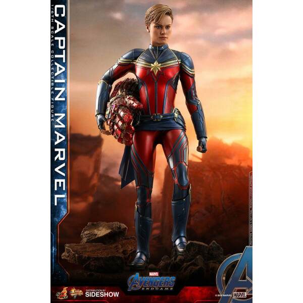 Figura Capitana Marvel Vengadores: Endgame Movie Masterpiece Series PVC 1/6 Hot Toys 29 cm - Collector4u.com