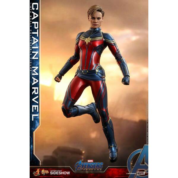 Figura Capitana Marvel Vengadores: Endgame Movie Masterpiece Series PVC 1/6 Hot Toys 29 cm - Collector4u.com