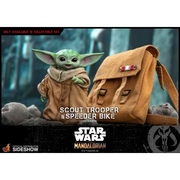 Figura Scout Trooper con Speeder Bike, Star Wars The Mandalorian 1/6 Hot Toys - Collector4U.com