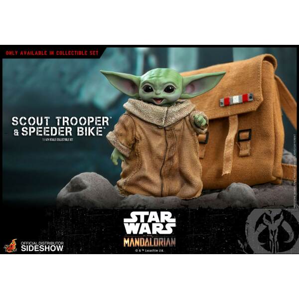 Figura Scout Trooper con Speeder Bike, Star Wars The Mandalorian 1/6 Hot Toys - Collector4U.com